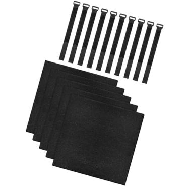 Imagem de Generic 5 peças de protetores de escada para beliche, protetores de tração para degraus de escada, de canto macios para móveis, escada, cama alta