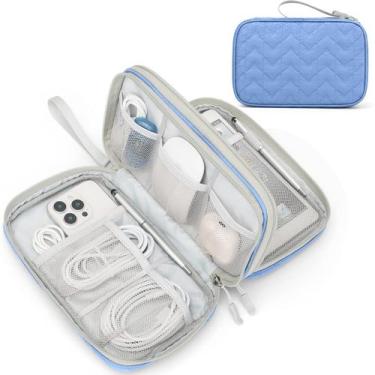 Imagem de Organizador eletrônico FYY, estojo de viagem grande impermeável 24x15x