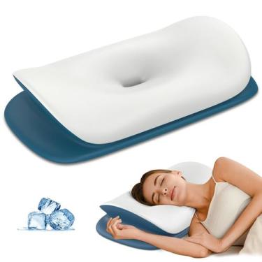 Imagem de Almofada de pescoço cervical Olumoon Ergonomic Memory Foam