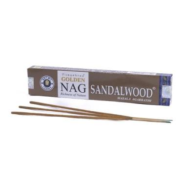 Imagem de Incenso Indiano Vijayshree Golden Nag Sandalwood 15g