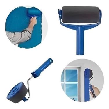 Imagem de Rolo Pintura Parede Sem Sujeira Fácil Pintar Extensível - ZEM