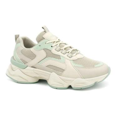 Imagem de Tênis Feminino Casual Grey Ramarim 2590131 - Creme, 37