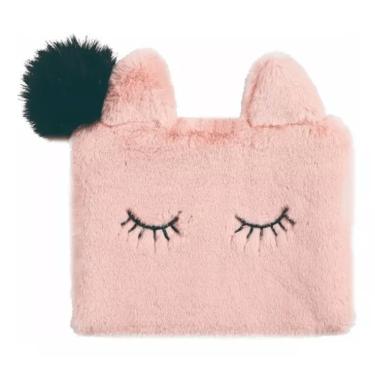 Imagem de Necessaire Gatinha de Cílios com Chaveiro Pompom
