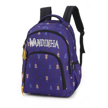 Imagem de Mochila de Costas Juvenil Wandinha Addams Luxcel Ref.47261