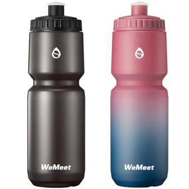 Imagem de Garrafa de água WEMEET Sport Squeeze de 950 ml com balança de capacida