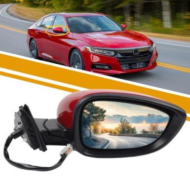 Imagem de Espelho retrovisor Dasbecan Right Passenger Honda Accord 2018-2022