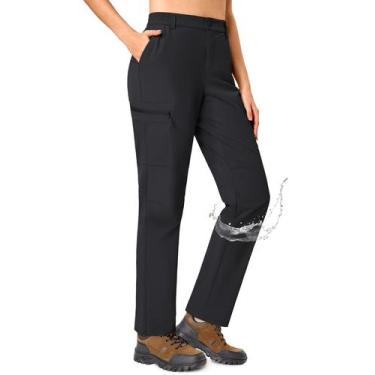 Imagem de Calças de caminhada TACVASEN femininas Cargo Quick Dry Water Resist