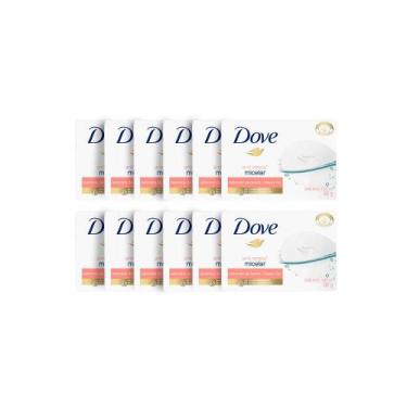 Imagem de Kit c/12 Sabonetes Dove Micelar Anti Stress 90g cada