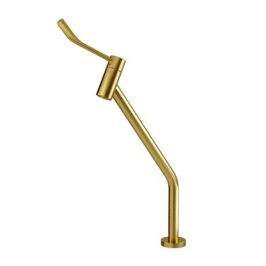 Imagem de Torneira Docol Nova Benefit 90011921072 Com Alavanca De Bancada Ouro Escovado