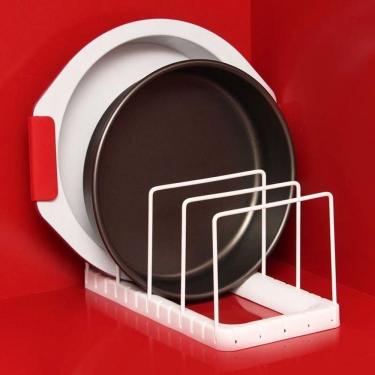 Imagem de Organizador De Armário Para Formas Branco