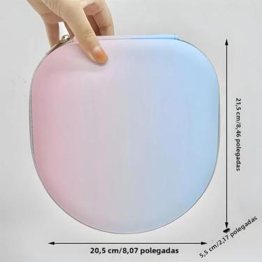 Imagem de Bolsa De Armazenamento Multifuncional Para Fones De Ouvido, Estojo Dur