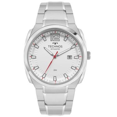Imagem de Relógio Technos Masculino Skymaster Prata - 2315lbi-1b