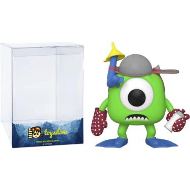 Imagem de Mike Wazowski: P o p ! Conjunto de estatuetas de vinil com 1 protetor gráfico compatível 'ToysDiva' (1155 - 57743 - B)