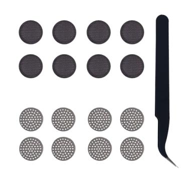 Imagem de TENNMAK Filtro de poeira compatível com KZ ZS10 PRO/ZS10 PRO X/ ZS10 PRO 2/ZSN PRO/ZSN PROX/ZS12 PRO X/ZA12/AS16 /AS16 PRO/Zax/Castor/Castor Pro Fones de ouvido de malha de poeira * 8 pares