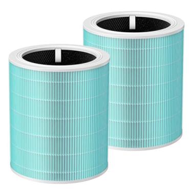 Imagem de Filtro de substituição para purificador de ar Core 600S-P para absorção de toxinas compatível com purificador de ar LEVOIT Core 600S, filtro HEPA verdadeiro H13 3 em 1 e filtro de núcleo ativado