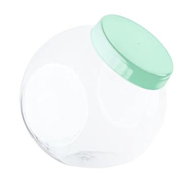 Imagem de Pote Baleiro Plástico 2,4 Litros Porta Mantimentos Balas Doces Grande Cores (Verde)