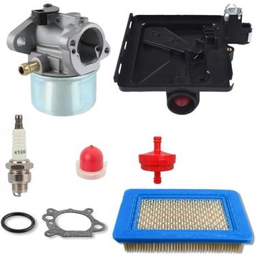Imagem de Carburador 799868 498170 para Brigg-s & Straton 625 6,5 HP 6150N 6150 650 6HP BS 497314 498255 497586 498254 498966 Motor com 49116 Ar 588s Limpador de filtro BY YAKKU