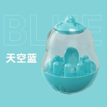 Imagem de Bola Brinquedo Comedouro Lento Para Petisco Cães e Gatos Brinquedo Int