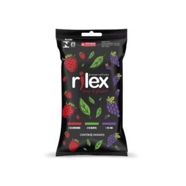 Imagem de Preservativo Mix de Frutas Com 3 Unidades - RILEX