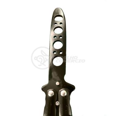Imagem de Knife Black Butterfly Preta Borboleta Dobrável De Aço