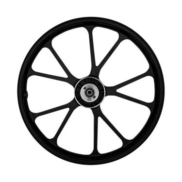 Imagem de Roda Dianteira Honda Cdg Titan 150 Fan 150 2004 A 2013 Esd V-Shape Preto Freio Disco Sem Camara Shiver