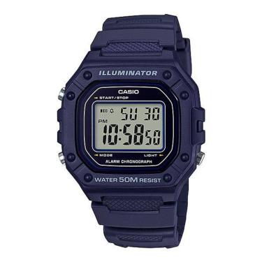 Imagem de Relógio Masculino Casio Digital Azul Standard W-218H-2Avdf