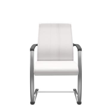 Imagem de Cadeira Suprema Aproximação Cromada Branco