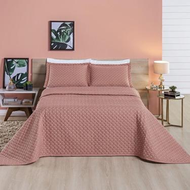 Imagem de Cobre Leito 200 Fios Queen Ravena 03 Peças - Rose