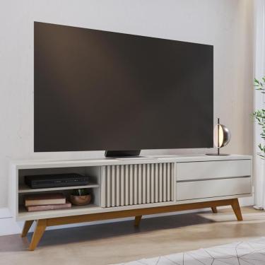 Imagem de Rack Bancada 1 Portas 2 Gavetas Veneza Off White Matte