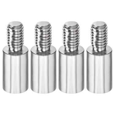 Imagem de Gallipower 4 Pcs Arcade Games Joystick 15mm/0.6in Shaft Extenders Kit,Control Game Machine Stainless Steel Extension Parts Accessories(Silver)