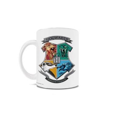 Imagem de Harry Potter – Hogwarts Crest – Uma caneca de café de cerâmica de 325 ml – Oficialmente licenciada – Perfeita para presentear ou colecionar