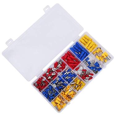 Imagem de LiebeWH Conjunto de Terminais de Crimpagem, Kit de Tubo Isolante Revestido de Estanho de Cobre para Conexão de Cabo Elétrico, Jumper de Fio, Variedade de Terminais de Pinos Com Tubos Retráteis, e