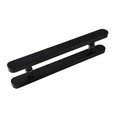 Imagem de Maçaneta de porta dupla face puxador de porta de madeira moderna, maçaneta de porta moderna para casa de banho, garagem, maçaneta, portas de vidro/metal/ferro, maçanetas de portas públicas com