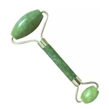 Imagem de Rolo Massageador Facial Pedra Jade Anti Rugas - Glo Roller