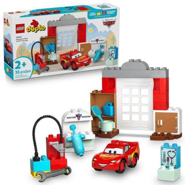 Imagem de Brinquedo LEGO DUPLO Disney Pixar Cars A visita de McQueen à garagem do médico