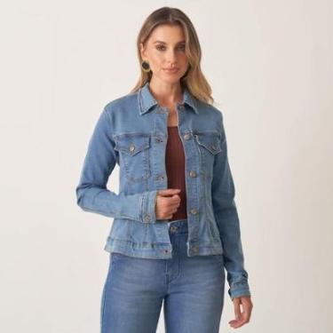 Imagem de Jaqueta Jeans Confort Leny Feminino-Feminino