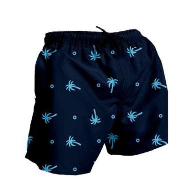 Imagem de Short Moda Praia Masculino Bermuda Tactel Estampado-Masculino