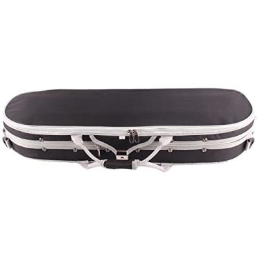 Imagem de Estojo Para Violino Preto Oxford Tamanho 4/4 Com Higrômetro Fácil De Transportar Tamanho Completo Estojo de Violino