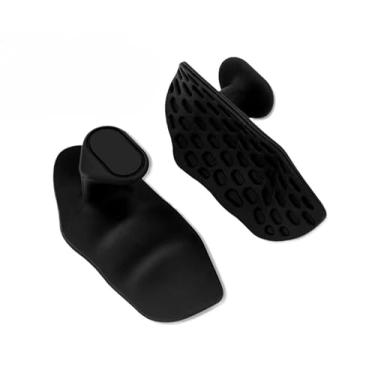 Imagem de Unissex Original Apertos De Levantamento De Peso Ginásio Para Proteção Palma Da Mão Exercício Sem Dedos(3 Pares Preto)