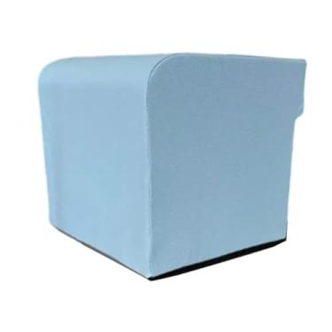 Imagem de IEUDNS Máquina de Impulso de Quadril, Ponte de Glúteos, Exercício em Casa, Banco Multifuncional, Caixa de Treino para Salto, Treinamento de Força Abdominal, Azul claro