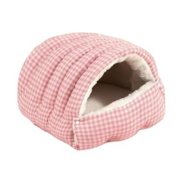 Imagem de Whtkoph Cama para Gatos, Toca para Gatos, Abrigo Autoaquecido, para Gatos, Casinha para Animais de Estimação, para Hamsters, Coelhos E Lebres, L