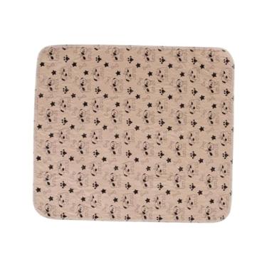 Imagem de Generic Tapete higiênico lavável para cães, ideal para animais de pequeno porte, com estampa para maternidade, cercado, caixa de transporte e cama, Cachorrinho Marrom