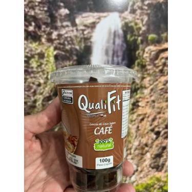 Imagem de Lasca de coco Cafe 100g Qualifit - atacarne
