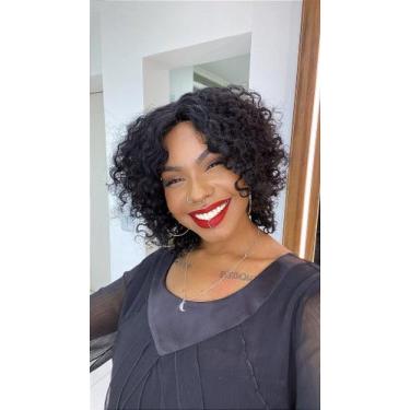 Imagem de Peruca Lace Front Deep Part Cabelo Humano TROR 608 Lídia - 30 cm - Cas