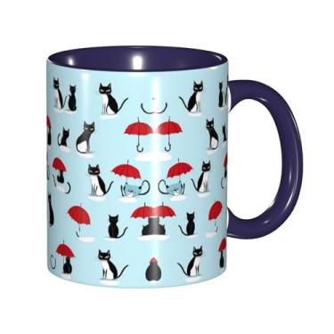 Imagem de Zeraoke Caneca de café criativa com estampa de dachshund parisiense, personalizada, presente para família, tamanho de 325 ml, unissex