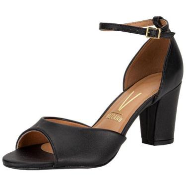 Imagem de Sandália feminina salto médio vizzano - 6262206, Preto 01, 38