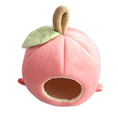 Imagem de Casa de Hamster Cama Pequena para Pet Pendurada Quente Porco Holandês Ouriço Macia e Confortável com Almofada Ganchos