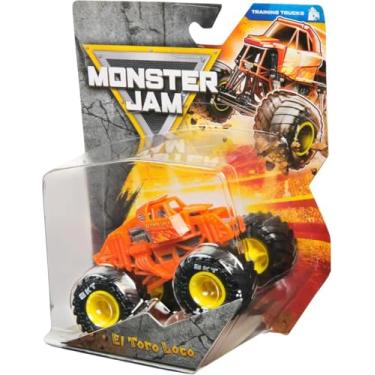 Imagem de Monster Jam El Toro Loco 1:64 Scale Die-Cast Monster Truck, Series 43 – Training Trucks Edition with Yellow BKT Tires by Spin Master