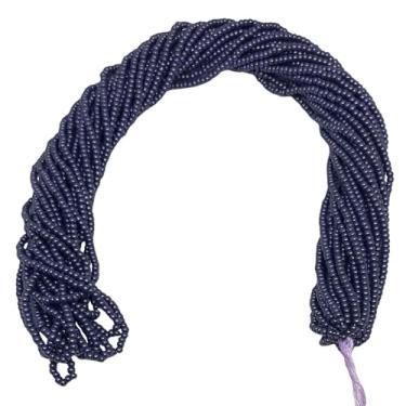 Imagem de Grânulos de vidro 11/0 checos - 12 fios de novelos, total de 10 cores (azul ardósia escura)