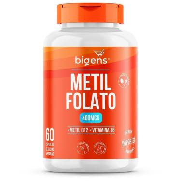 Imagem de BIGENS METIL FOLATO METILFOLATO 400MCG 60 CAPS-Unissex